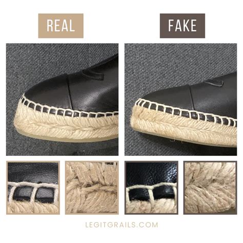 chanel espadrilles real vs fake|chanel espadrilles real vs real.